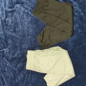 Agusta Sportswear (black) & Alleson athletic (white) pants- 2 pairs